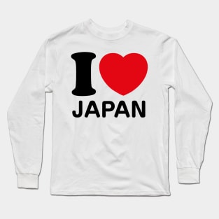 I Love Japan Long Sleeve T-Shirt